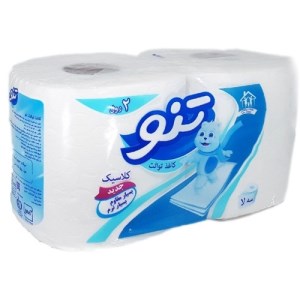دستمال توالت 2رول تنو