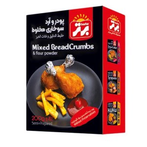 پودر و آرد سوخاری مخلوط 200گرم برتر