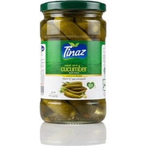 خیارشور درجه1 تیناز670گرم