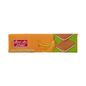 بیسکوییت کرمدار موزی شیرین عسل