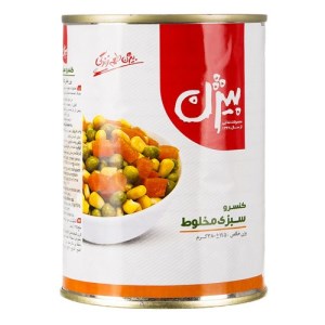 کنسرو سبزی مخلوط بیژن