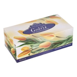 دستمال کاغذی گلریز150برگ دولا