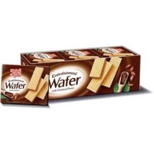 ویفر پذیرایی کاکائو نادری(بسته کامل15عدد)