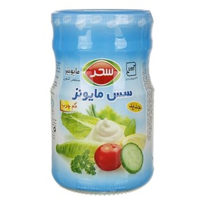 سس مایونز 600گرم کم چرب سحر