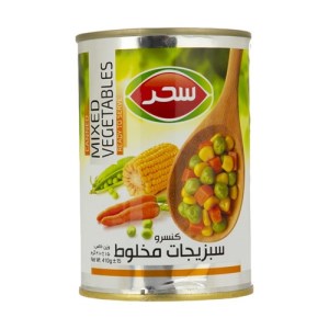 کنسرو سبزیجات410گرم سحر