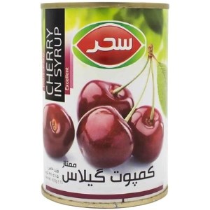 کمپوت گیلاس 420گرم قوطی سحر