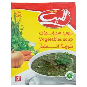 سوپ نیمه اماده سبزیجات الیت
