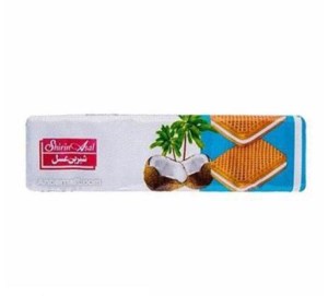 بیسکوییت کرمدار نارگیل شیرین عسل