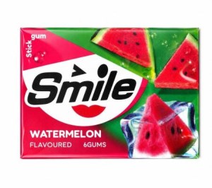 ادامس استیک 6عددی هندوانه smile