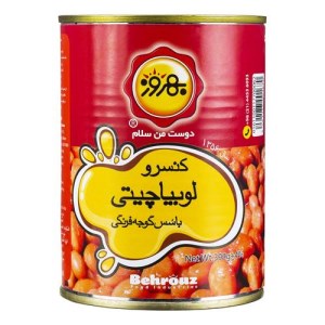کنسرو لوبیا بهروز
