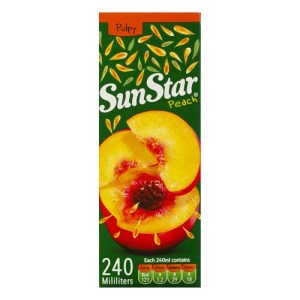 ابمیوه هلو پالپی سانستار