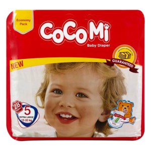 پوشک کوکومی سایز5تعدادزیاد