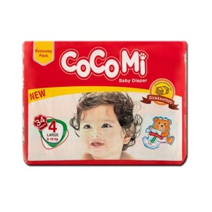 پوشک کوکومی سایز4تعدادزیاد