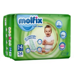 مولفیکس سایز 4 تعداد زیاد